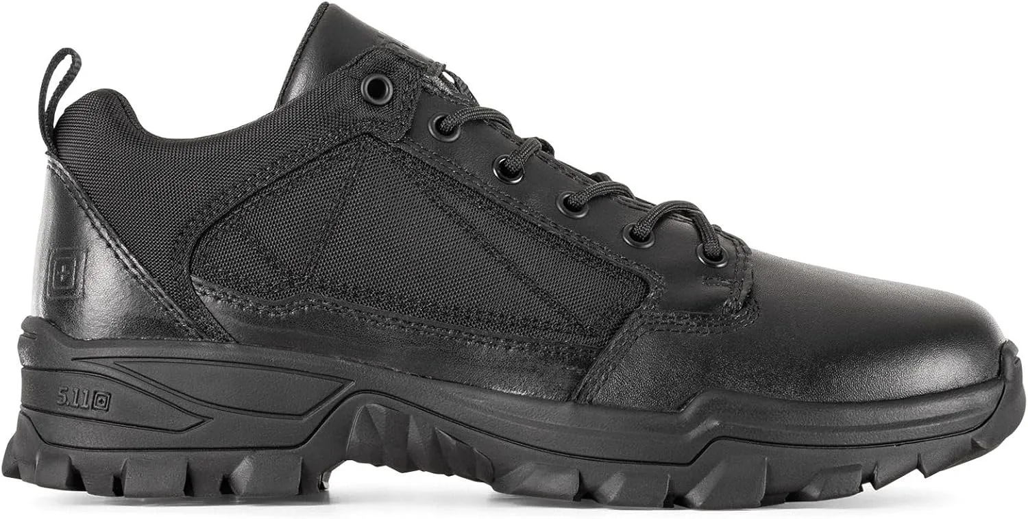 5.11 Tactical Fast-Tac Low Shoes - Durable Polishable Finish, Superior Grip - Professional Footwear for Law Enforcement and Military, Style 12467