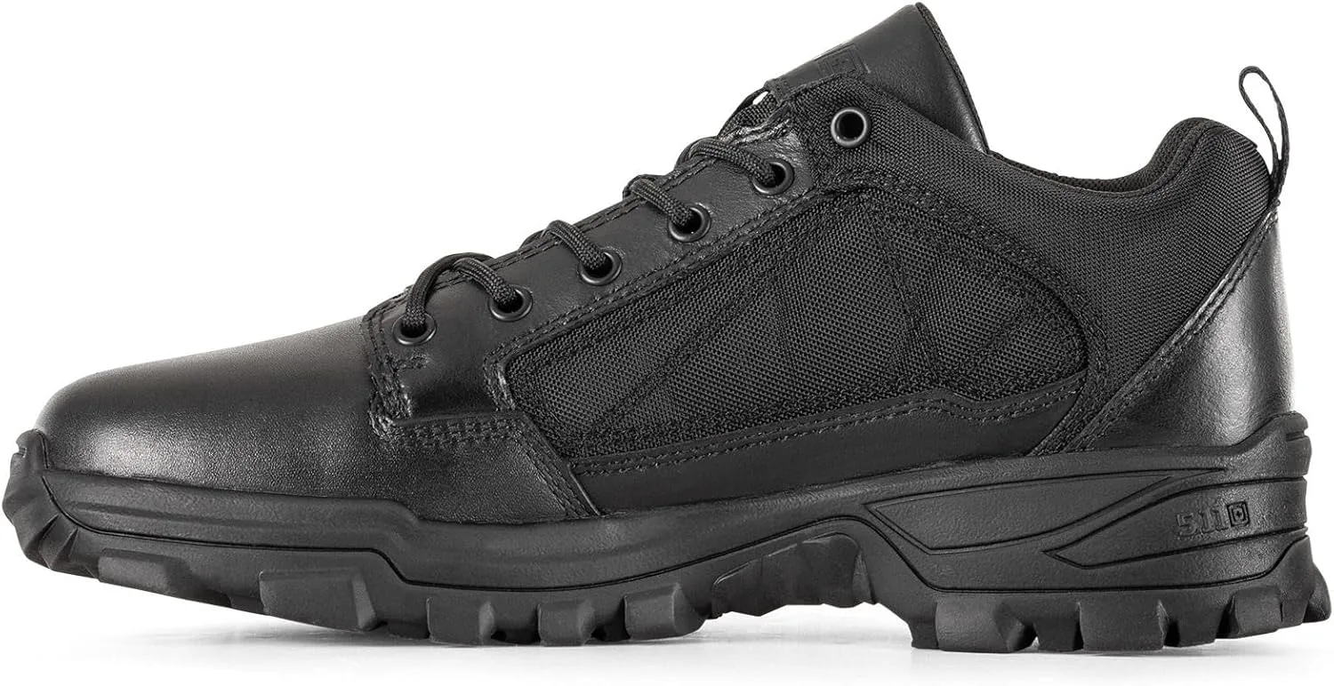 5.11 Tactical Fast-Tac Low Shoes - Durable Polishable Finish, Superior Grip - Professional Footwear for Law Enforcement and Military, Style 12467
