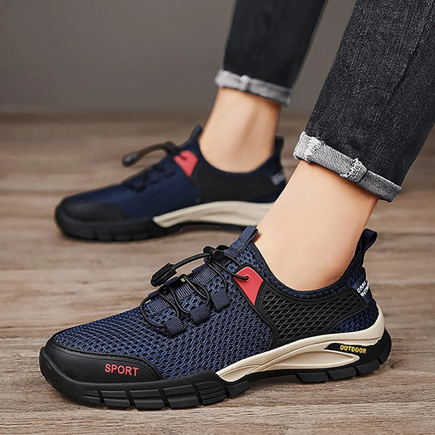 Arch Support Sports Shoes for Men Comfortable Lightweight Casual Walking Shoe Men's Comfortable Diabetic Shoes