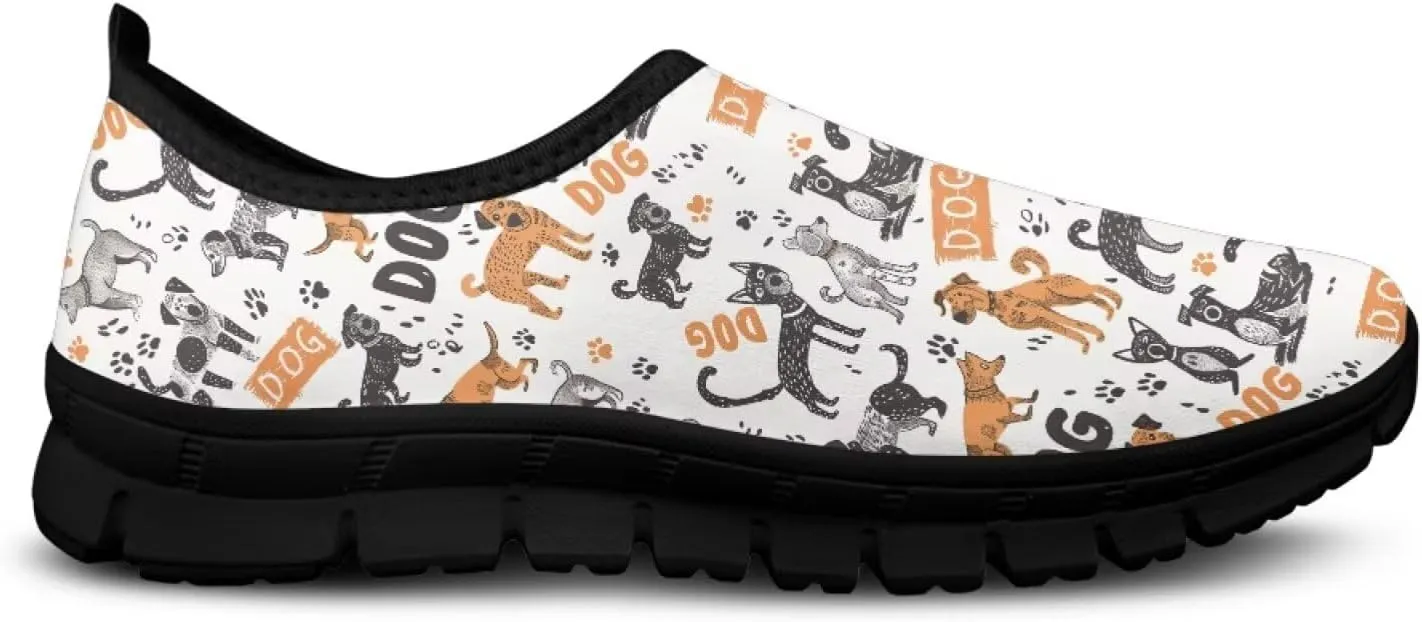 Art Sneakers for Women Slip on Loafers Comfy Non Slip Walking Sneakers for Outdoors Travel Easy to Wear