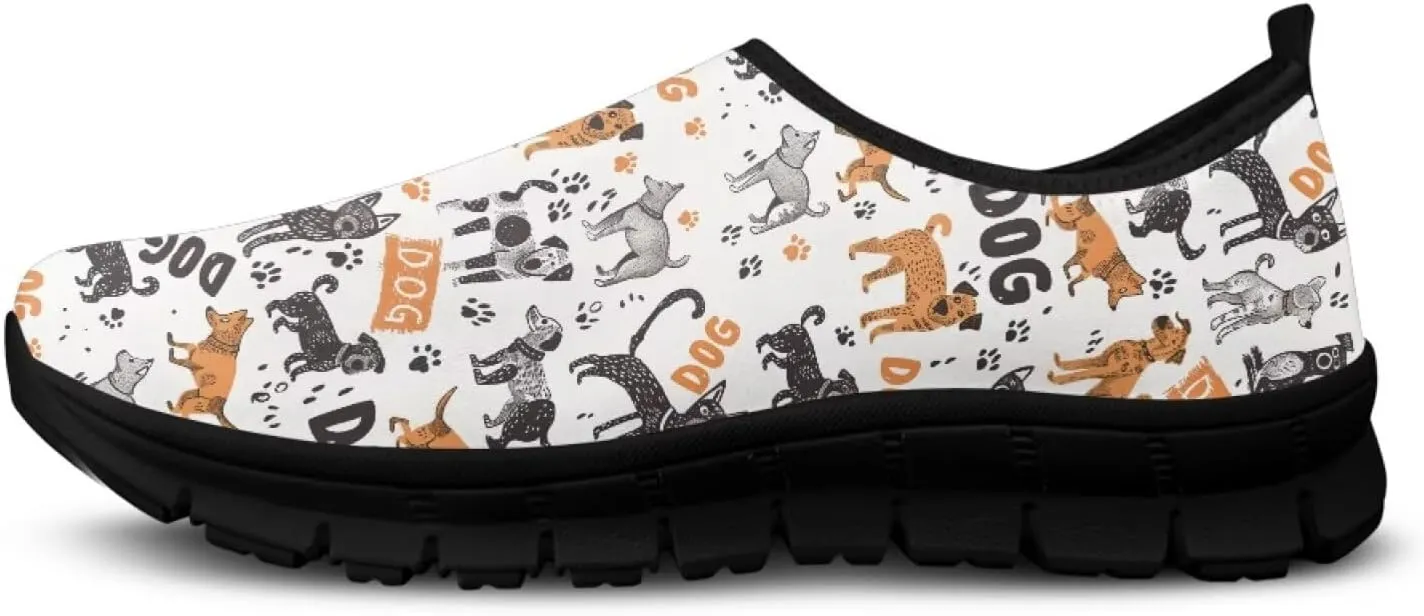 Art Sneakers for Women Slip on Loafers Comfy Non Slip Walking Sneakers for Outdoors Travel Easy to Wear