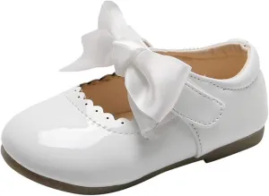 Baby Girl Dress Shoes Girls Toddler Kids Soft Sole Cute Bow Princess Flower Girl Wedding Party Formal Mary Jane Shoes