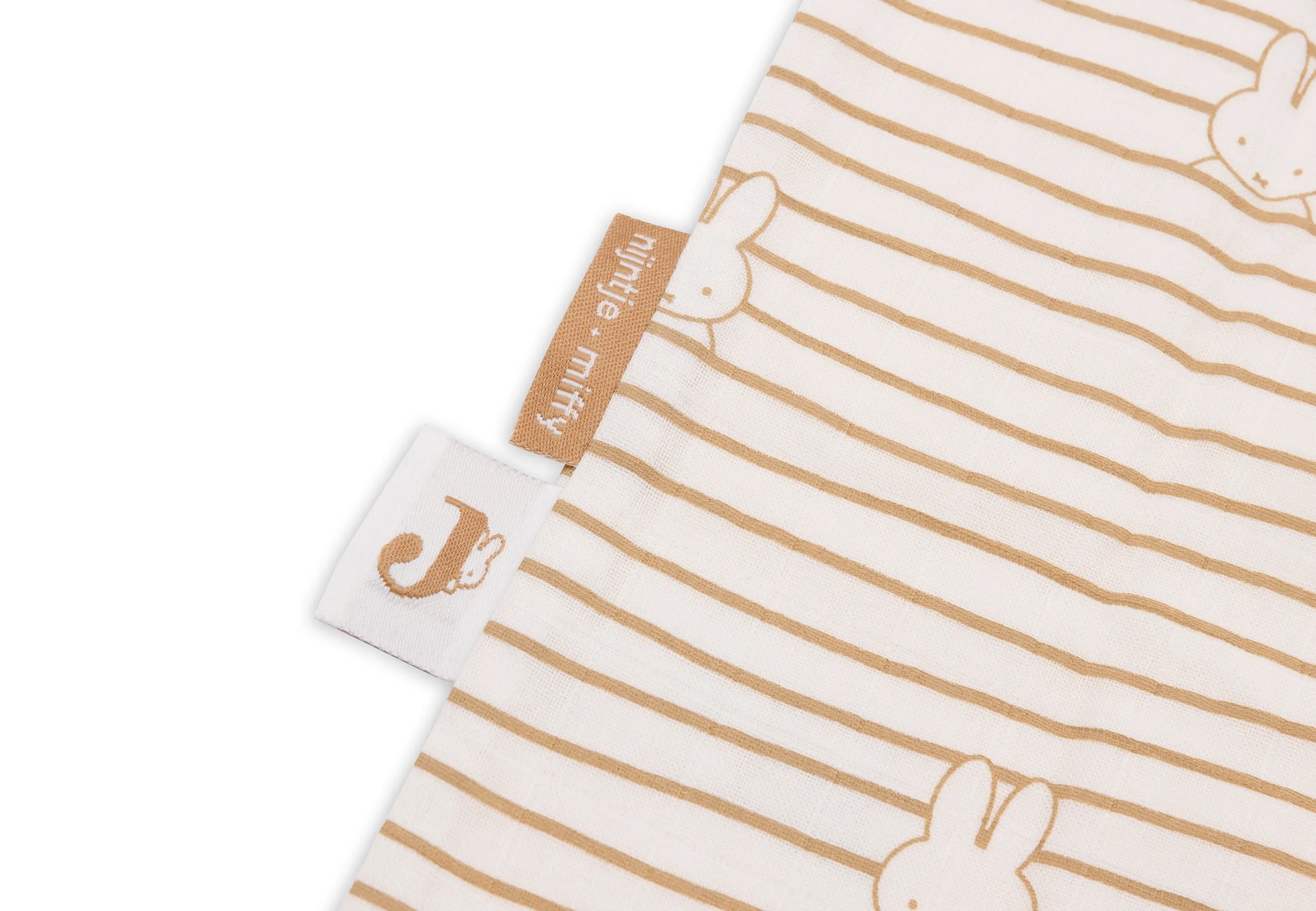Baby Slaapzak Hydrofiel 110cm Miffy Stripe - Biscuit