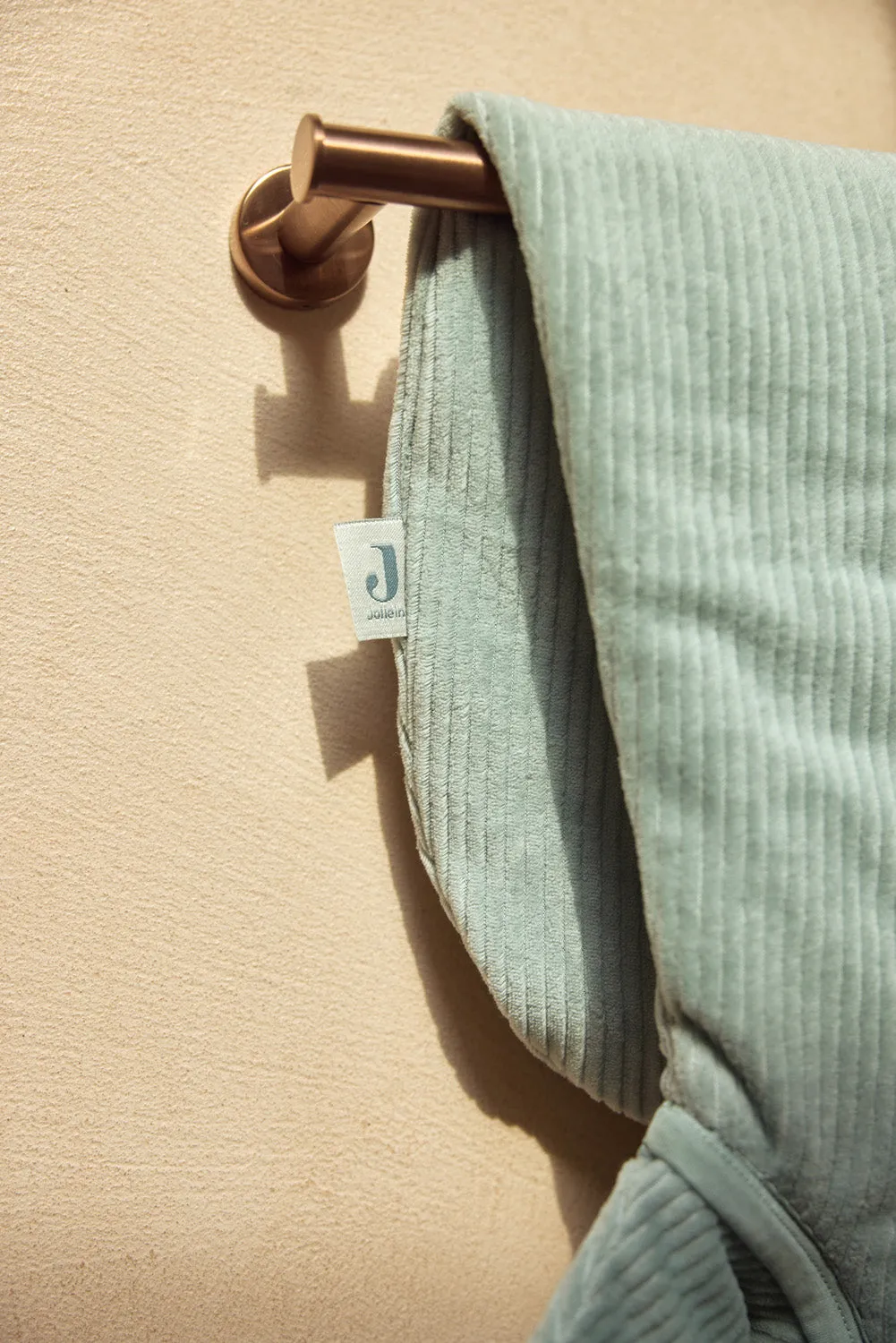 Baby Slaapzak Met Afritsbare Mouw 90cm Rib - Sea Green
