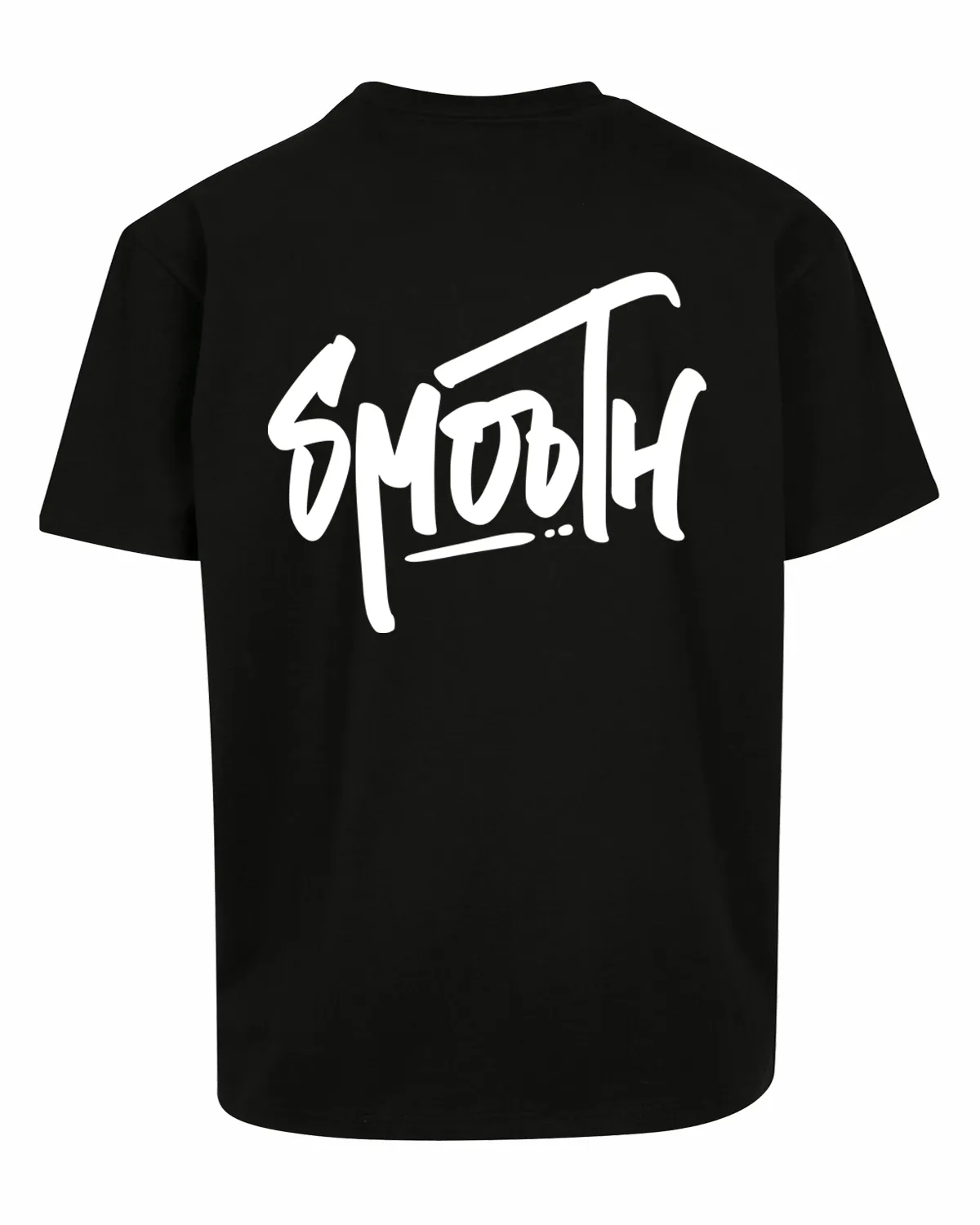 Black Heavy T / Dainty White Front Back Women