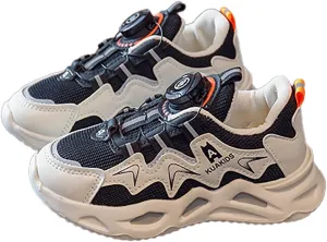 Boys Sneakers Running Shoes for Kids with Versatile Rotating Buttons and Knobs Perfect for Active Play and