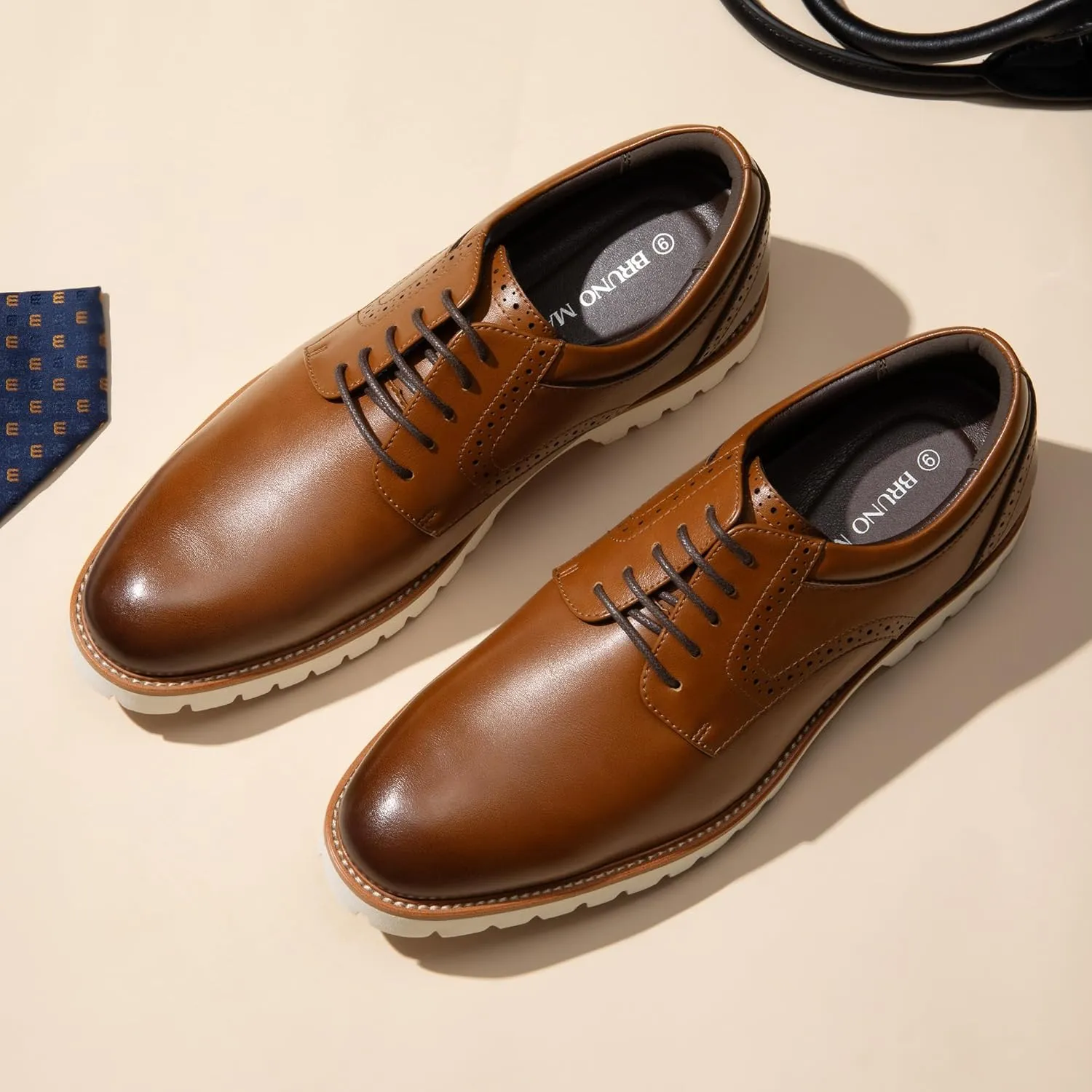 Bruno Marc Men's Lace-Up Comfortable Fashion Oxfords Shoes