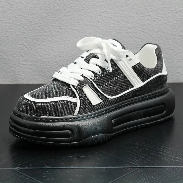 Casual Shoes Summer New Arrival Platform Men's Shoes Fashion Versatile Denim
