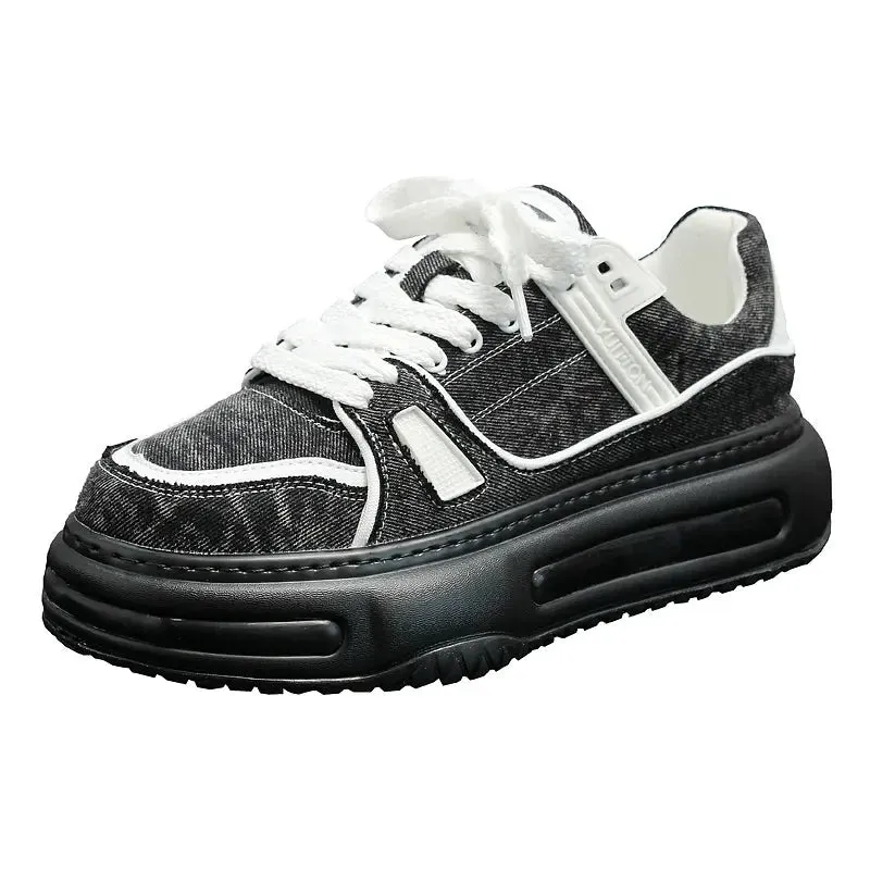 Casual Shoes Summer New Arrival Platform Men's Shoes Fashion Versatile Denim