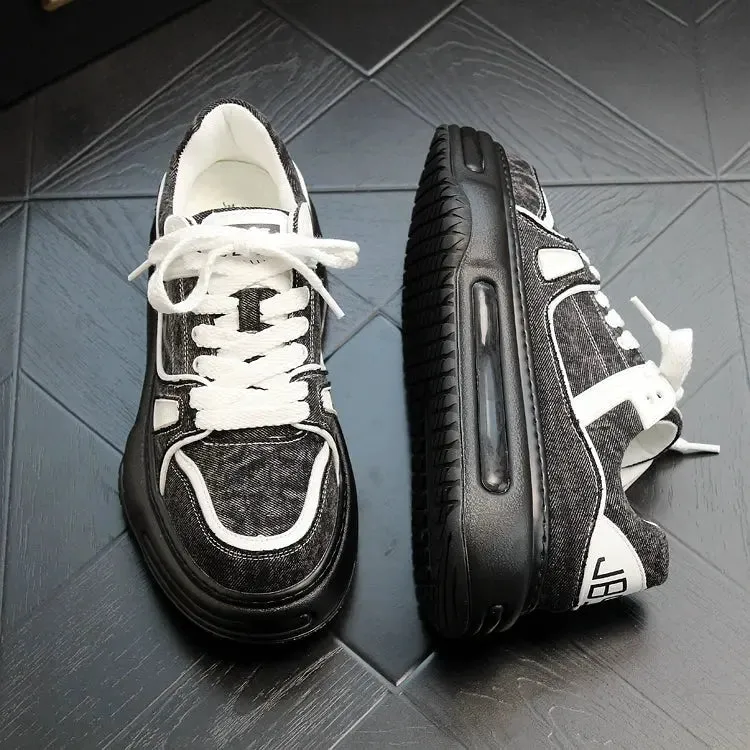 Casual Shoes Summer New Arrival Platform Men's Shoes Fashion Versatile Denim