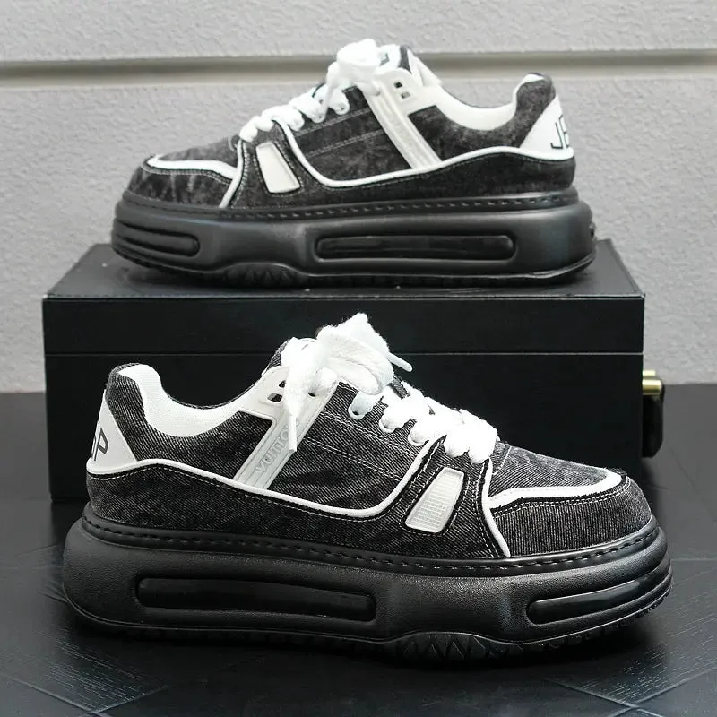 Casual Shoes Summer New Arrival Platform Men's Shoes Fashion Versatile Denim