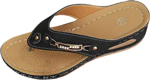 Cathalem Summer Sandals for Women 2024 Slip-On Summer Beach Comfortable Low Top Walking Shoes Outdoor Fashion Slide Sandals