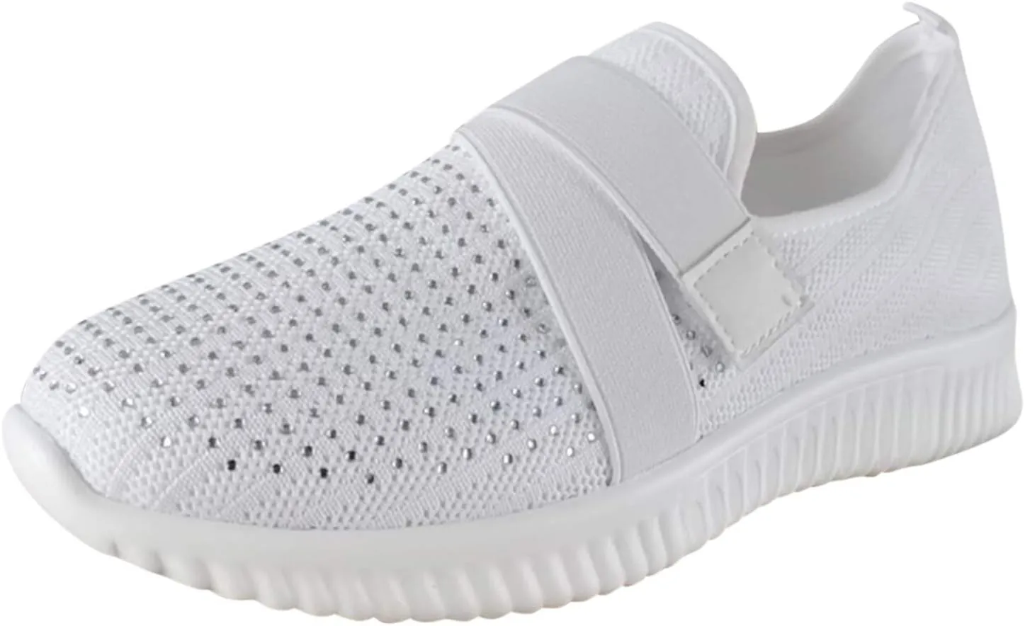 Cathalem Walking Shoes for Women Women's Walking Shoes Sock Sneakers Mesh Slip On Lady Modern Shoes Platform Loafers