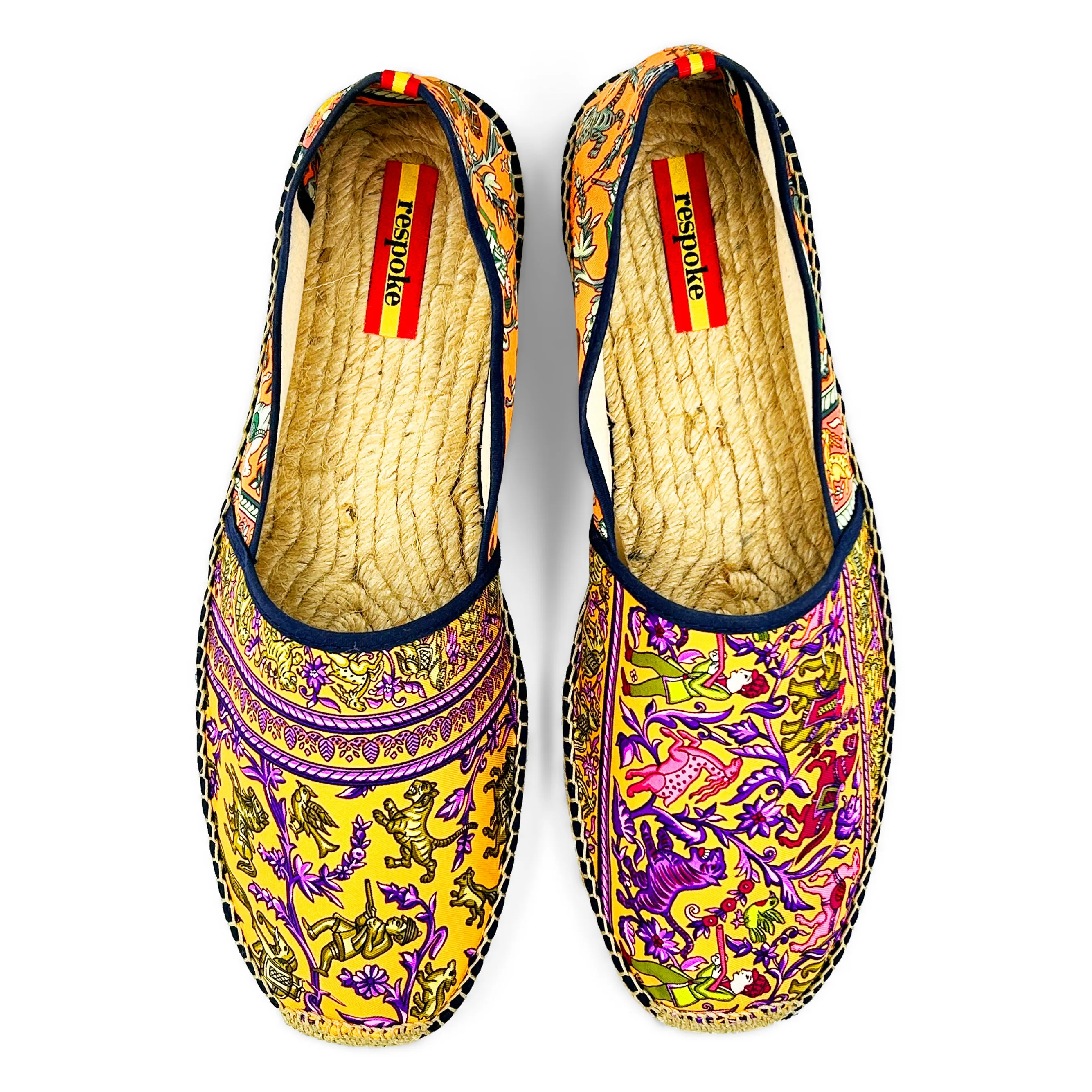 CHASSE Orange Classic Espadrilles