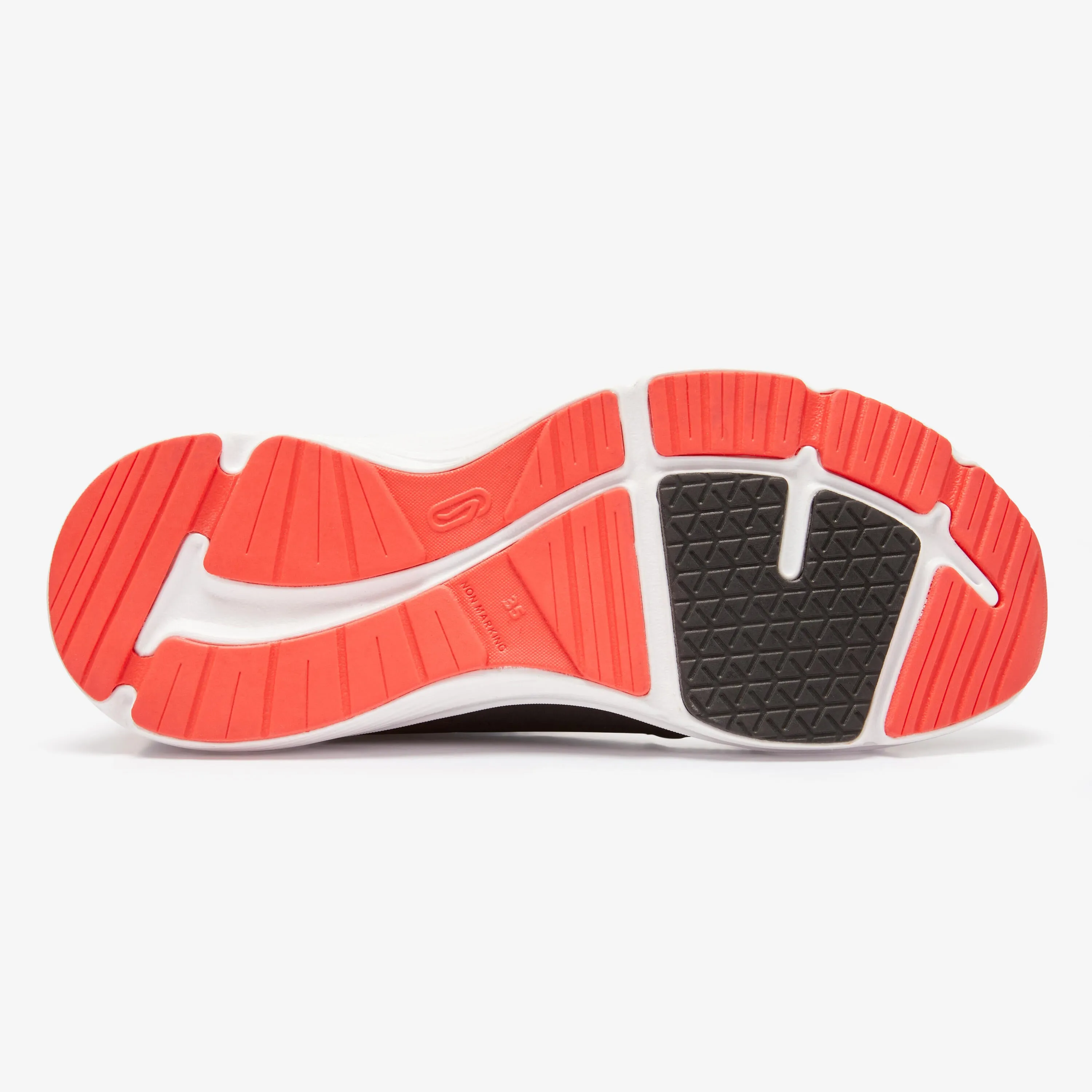 Children's sneakers - Run Support Easy black/red DECATHLON, black