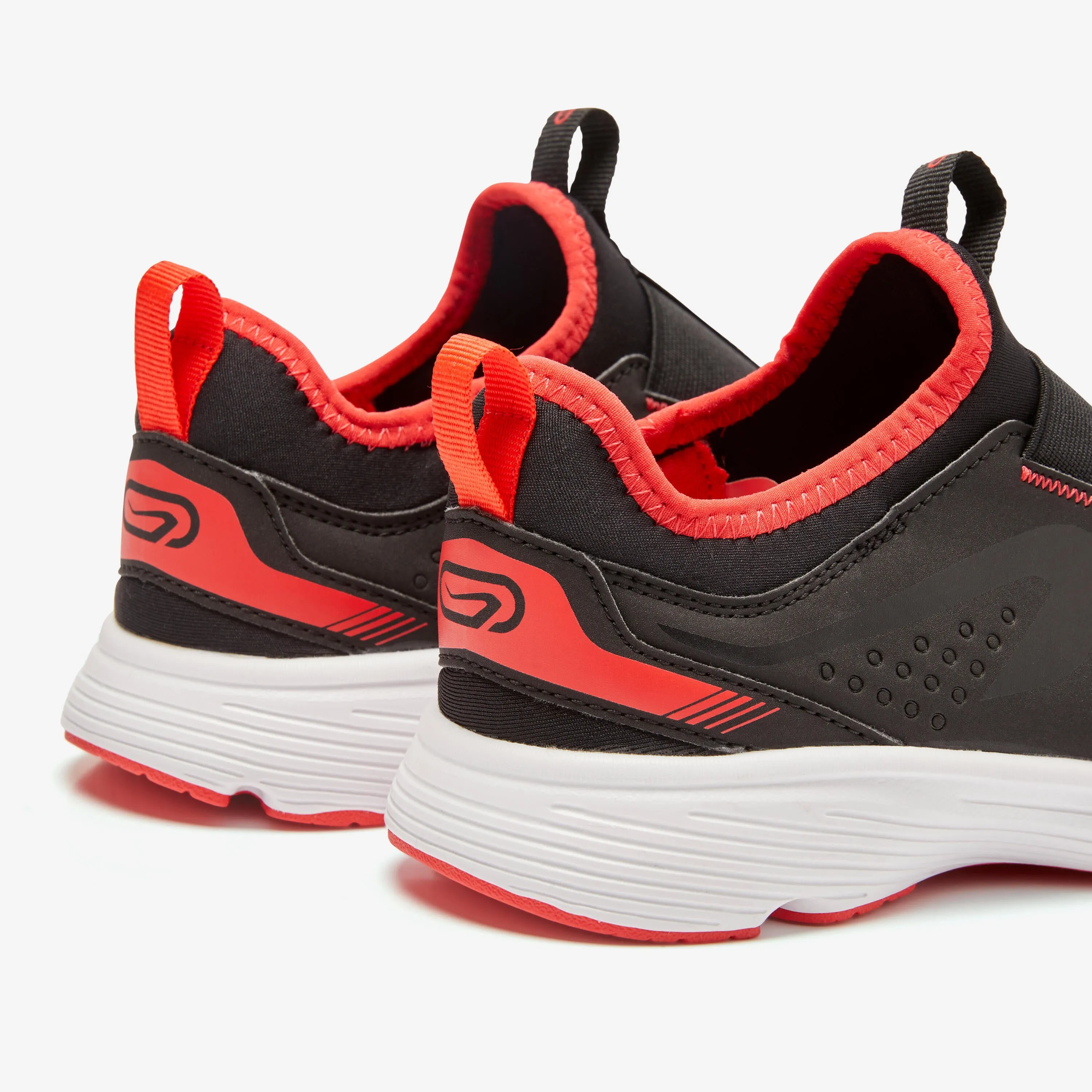 Children's sneakers - Run Support Easy black/red DECATHLON, black