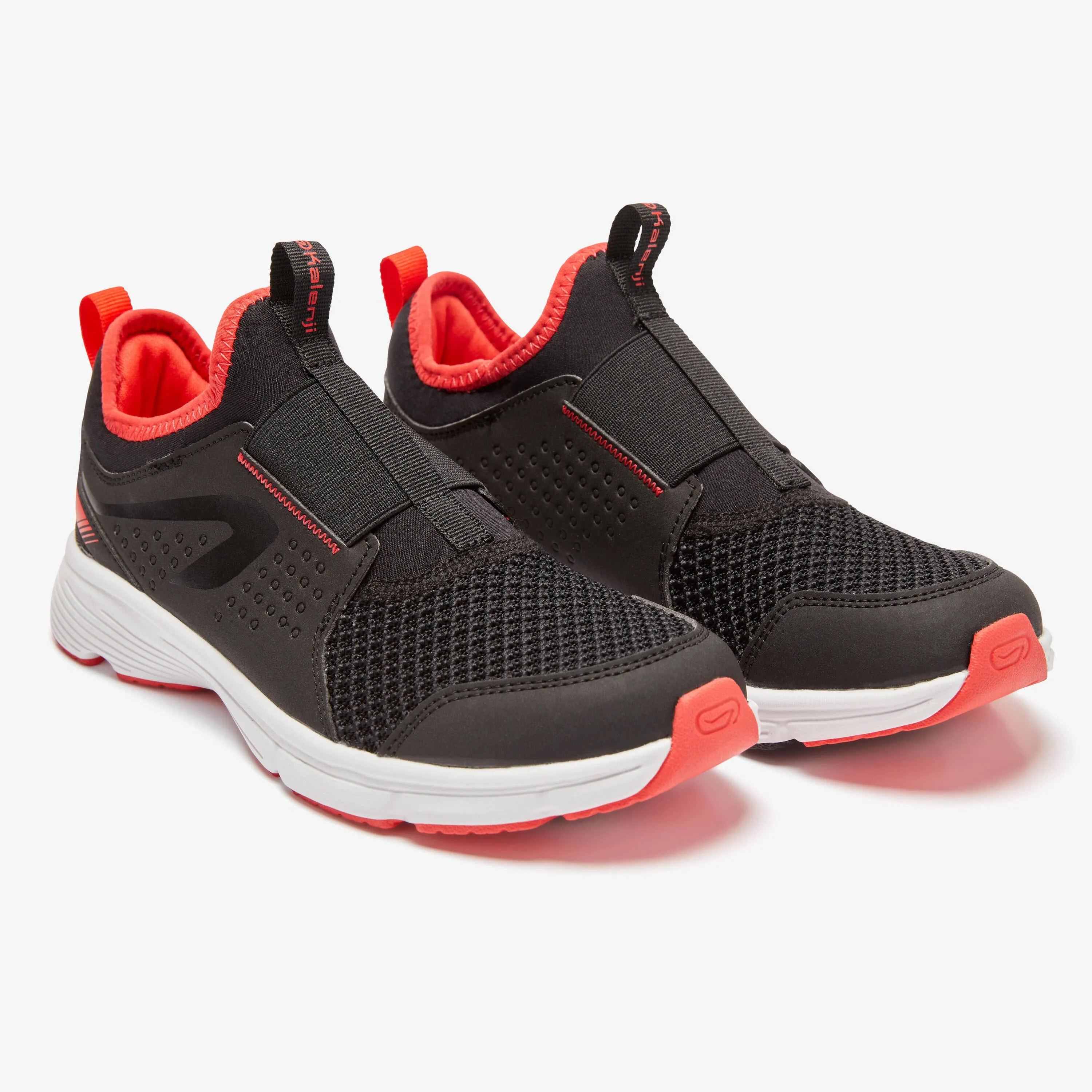 Children's sneakers - Run Support Easy black/red DECATHLON, black