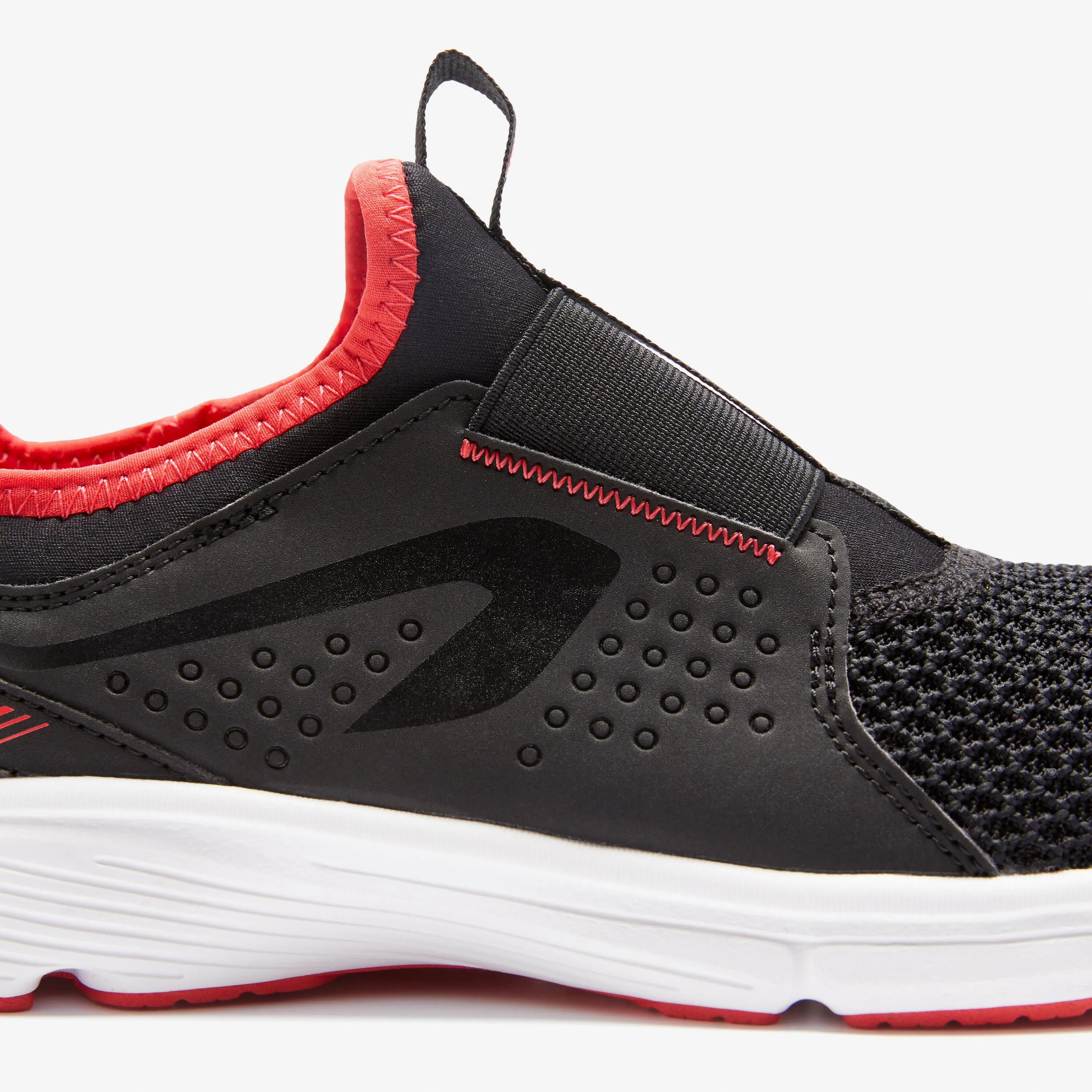 Children's sneakers - Run Support Easy black/red DECATHLON, black
