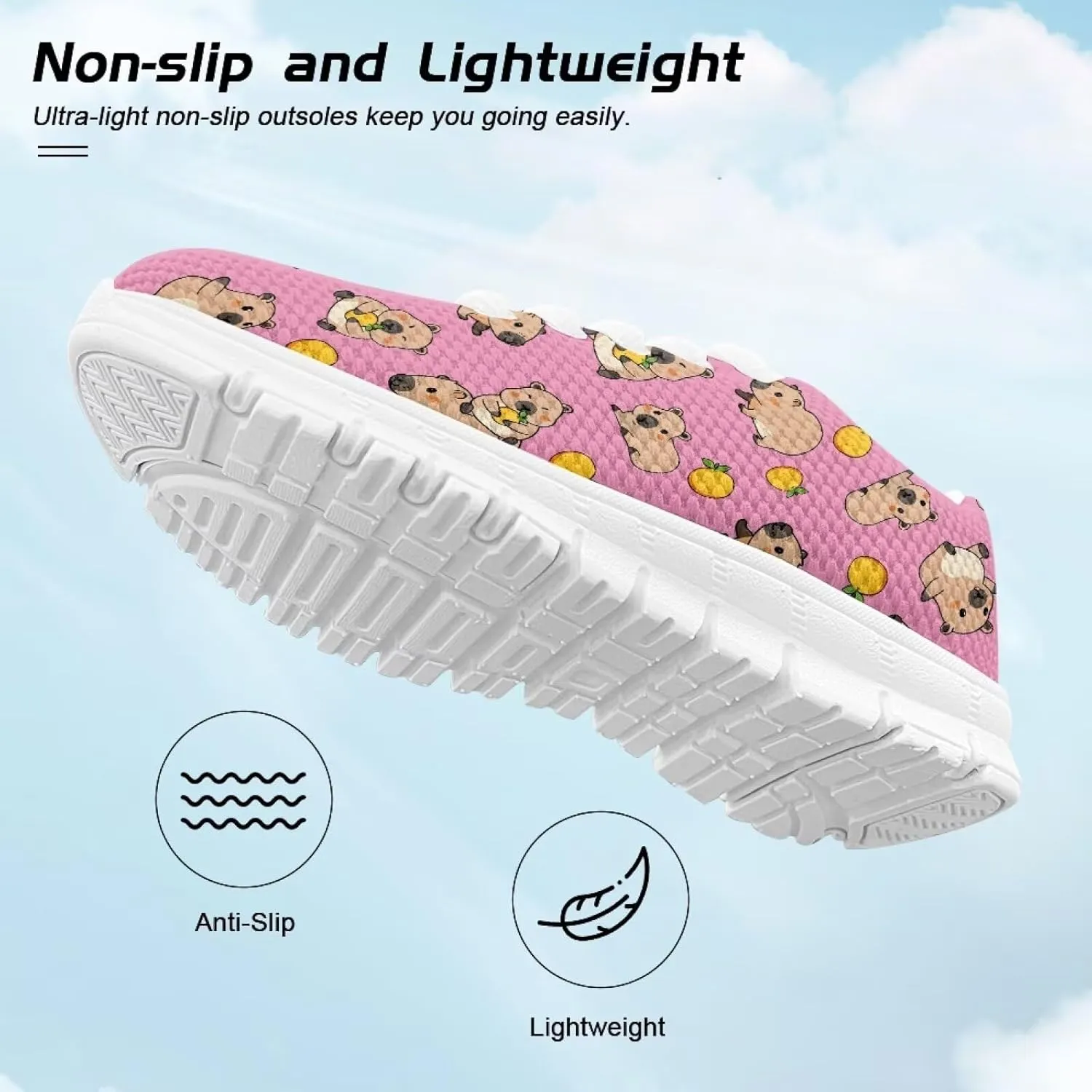 Christmas Shoes for Kids Running Sneakers Girls Tennis Shoes Boys Walking Shoes