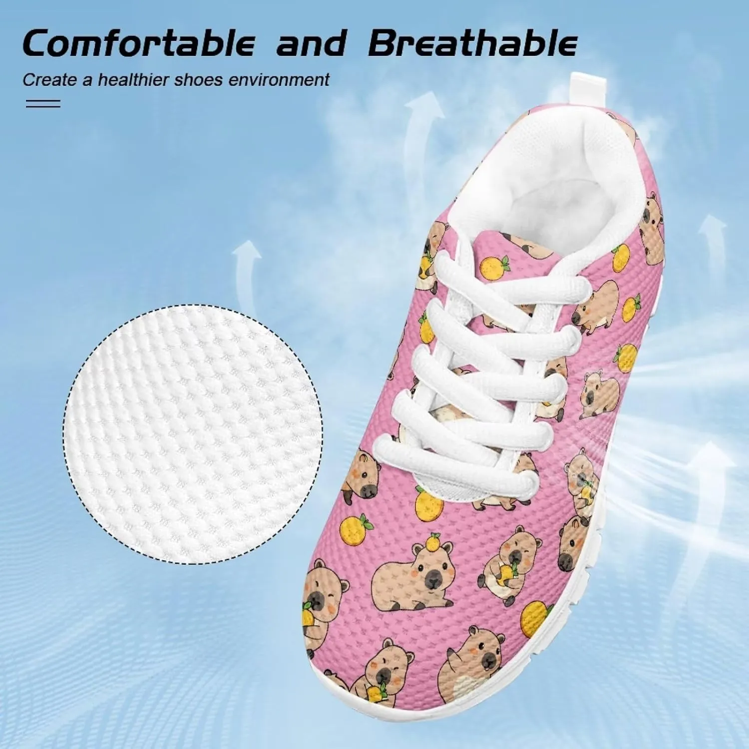 Christmas Shoes for Kids Running Sneakers Girls Tennis Shoes Boys Walking Shoes