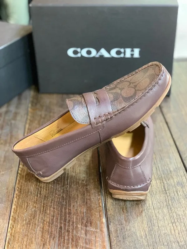 Coach Men's Mott Driver Signature Pvc Mahogany FG2983