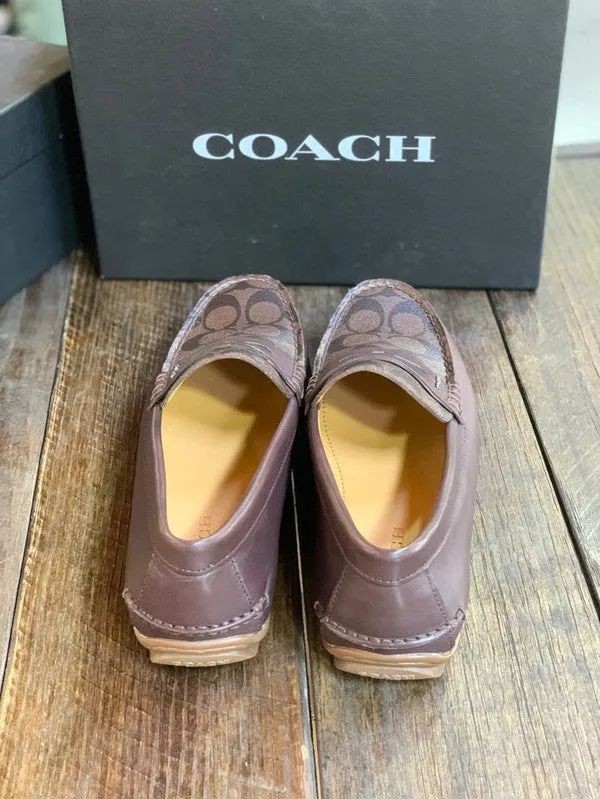 Coach Men's Mott Driver Signature Pvc Mahogany FG2983