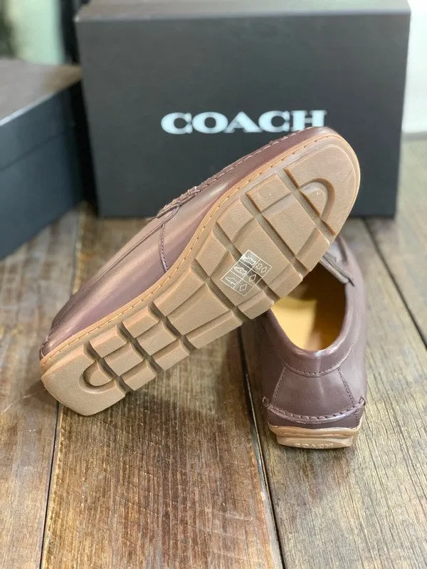 Coach Men's Mott Driver Signature Pvc Mahogany FG2983