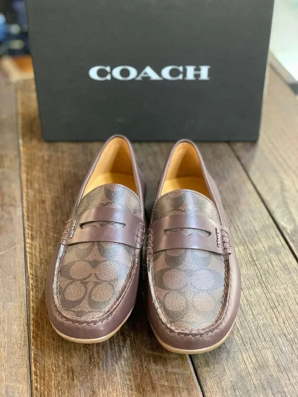 Coach Men's Mott Driver Signature Pvc Mahogany FG2983