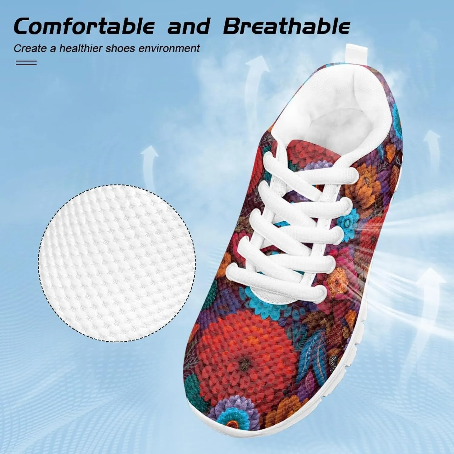 Cumagical Kids Comfortable Easy On Breathable Lightweight Athletic Shoes for Boys Girls