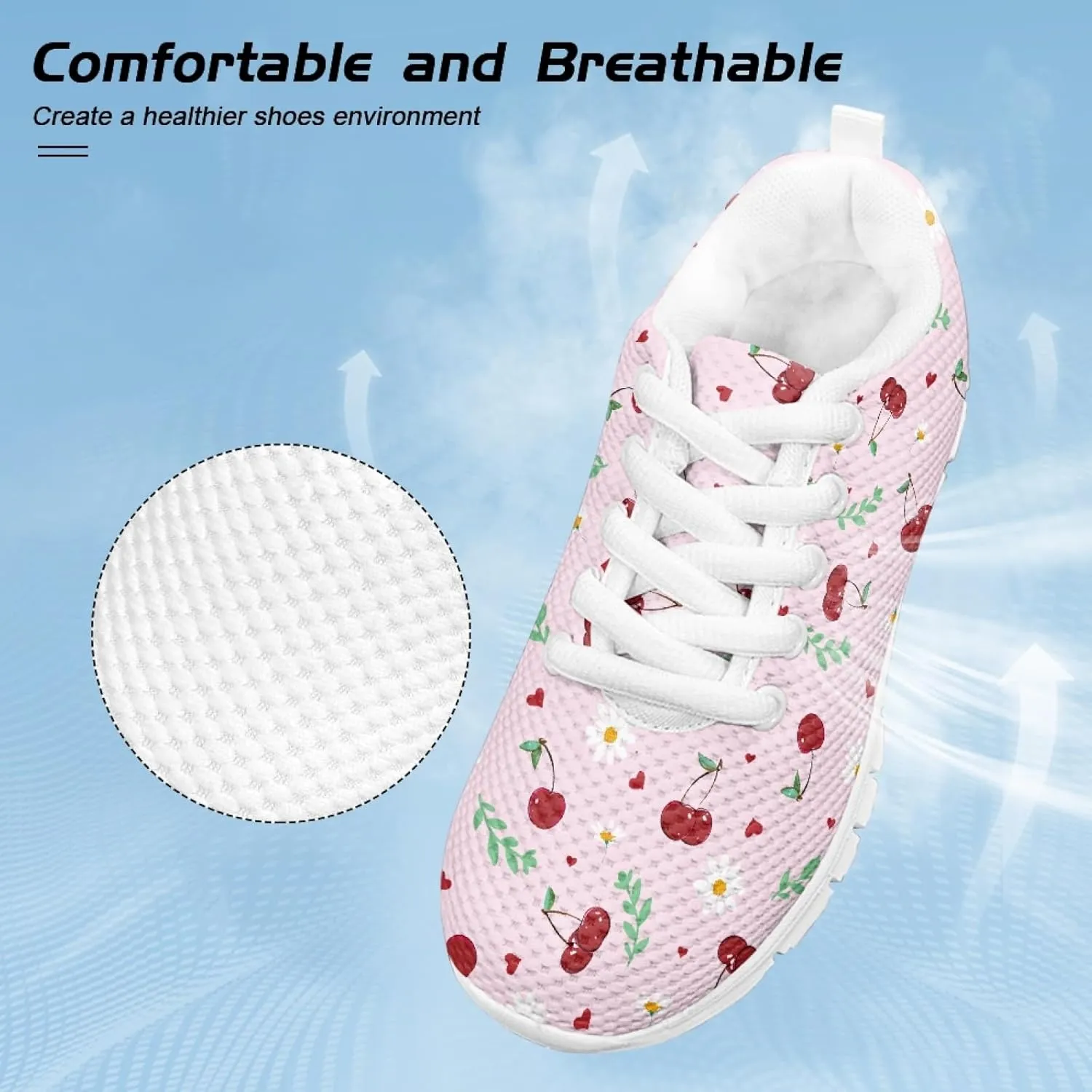 Cumagical Kids Comfortable Easy On Breathable Lightweight Athletic Shoes for Boys Girls