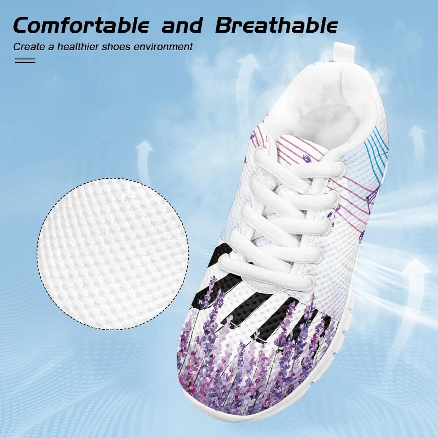 Cumagical Kids Comfortable Easy On Breathable Lightweight Athletic Shoes for Boys Girls