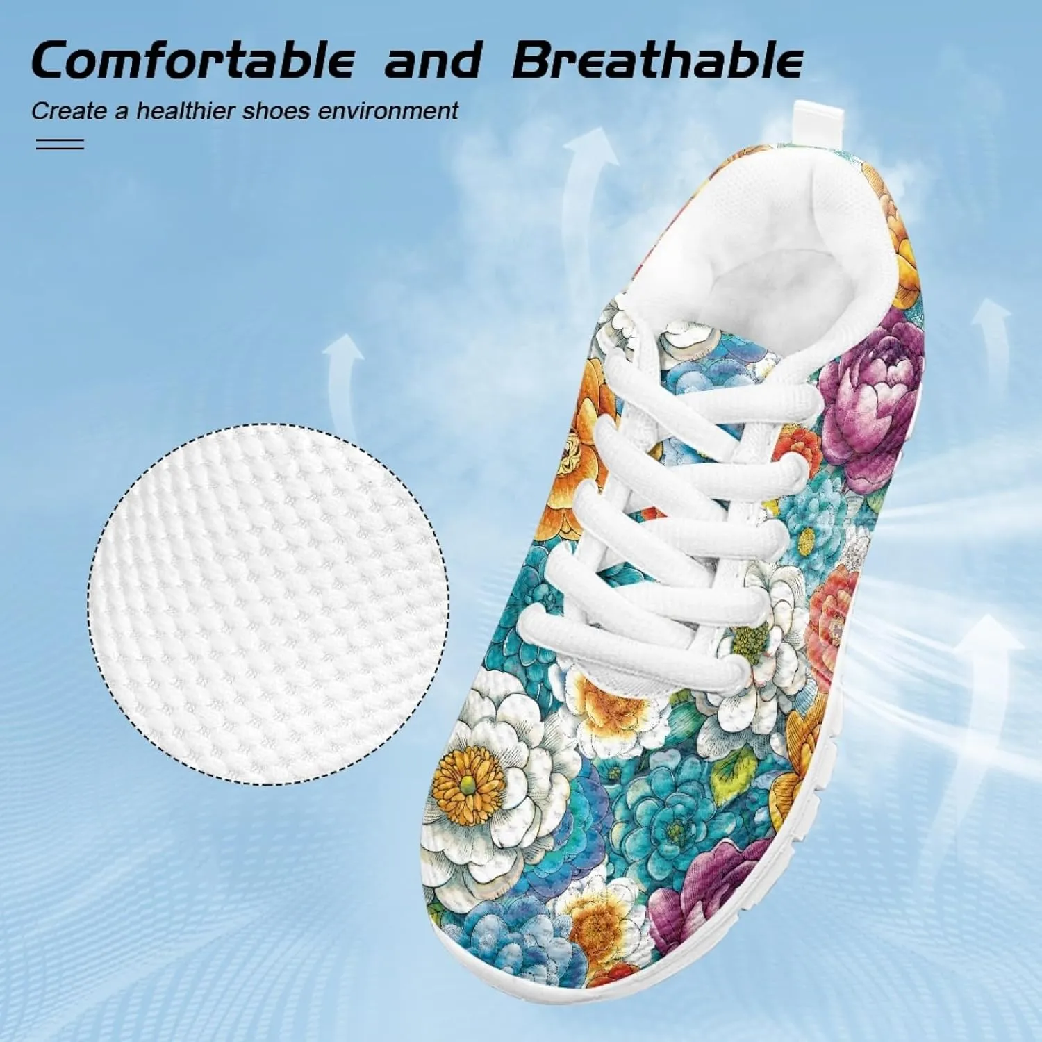 Cumagical Kids Comfortable Easy On Breathable Lightweight Athletic Shoes for Boys Girls
