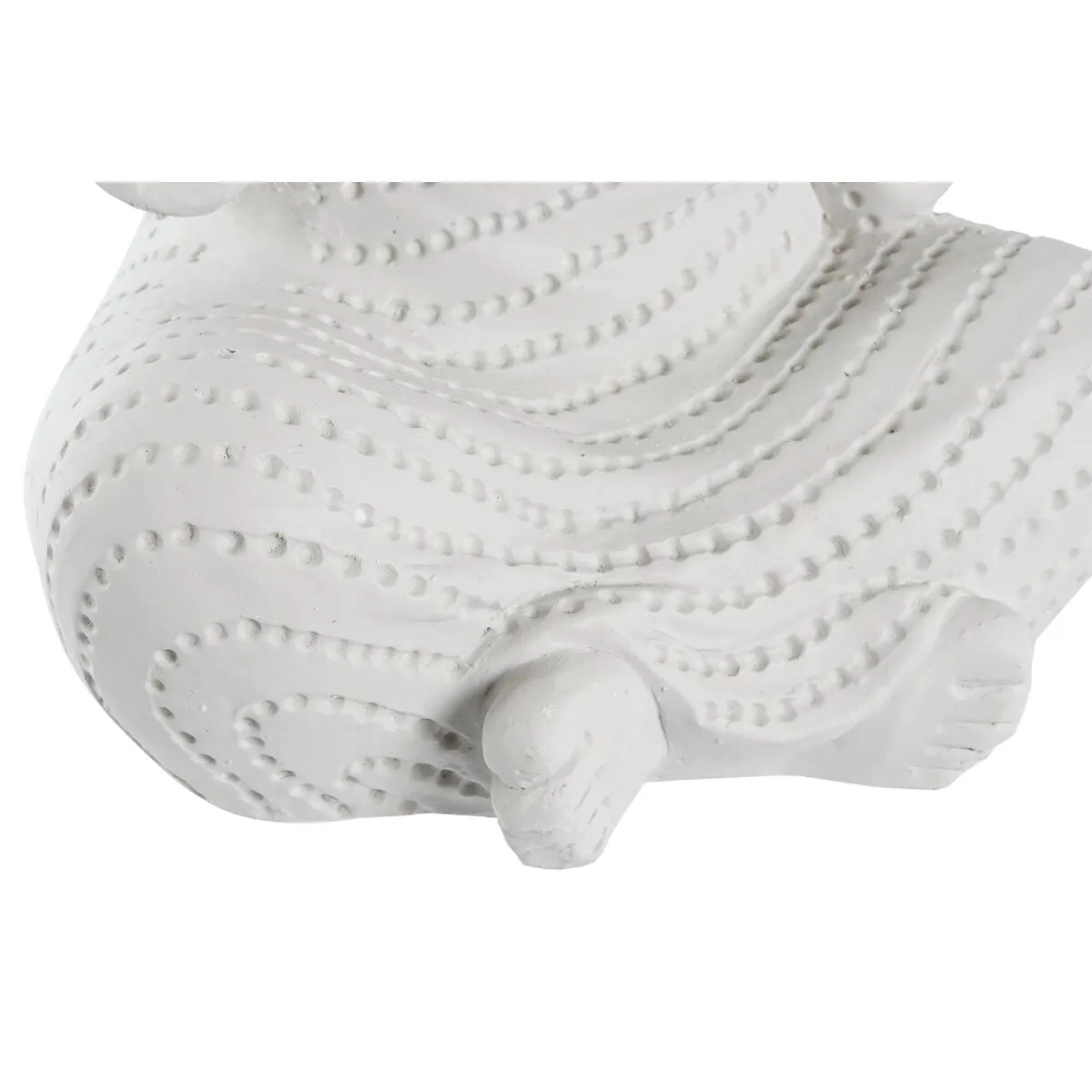 Decorative Figure Dkd Home Decor 25.5 x 19 x 39 Cm White Monk Oriental 2 Units