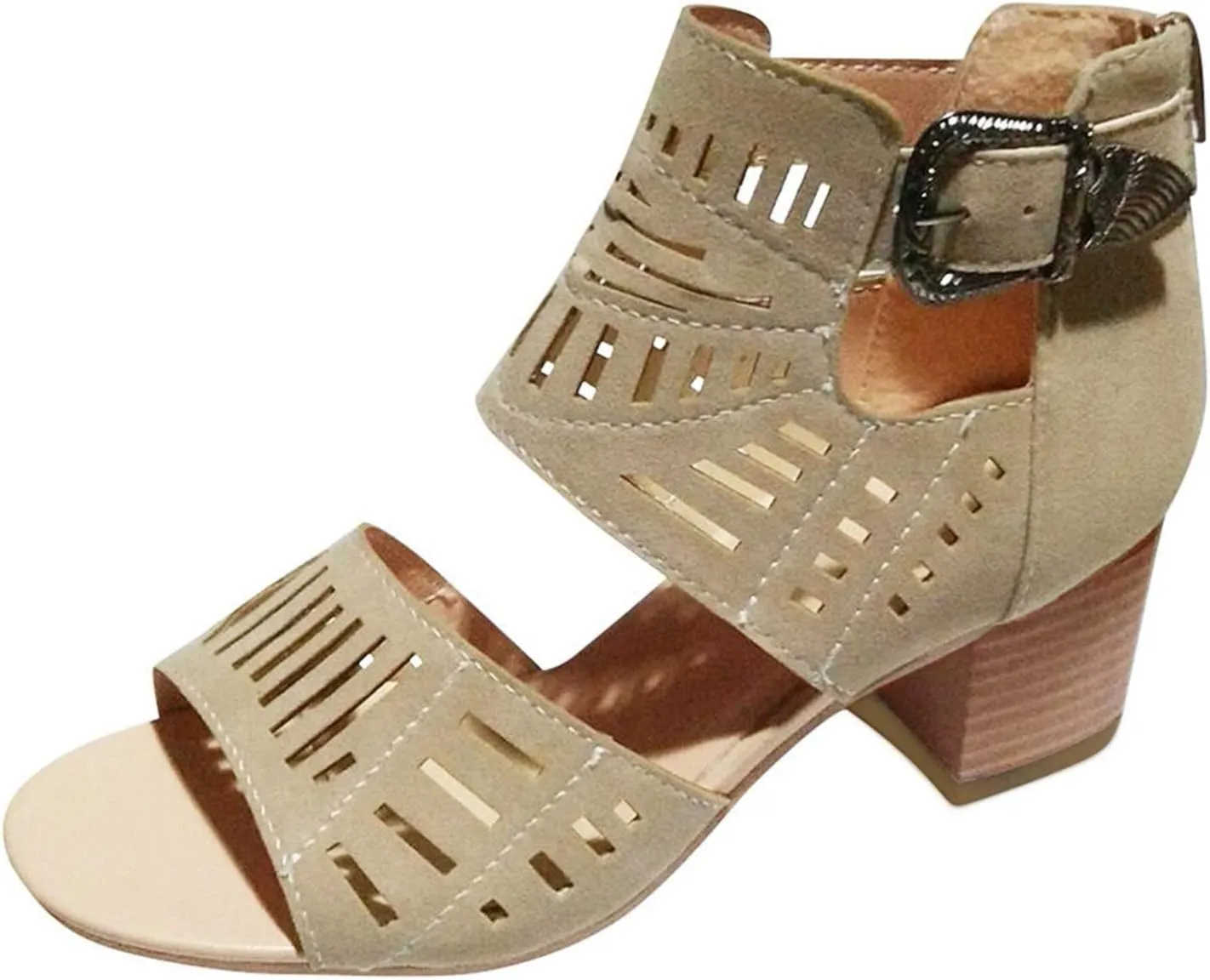 Dress Sandals for Women, Sandals Women Rhinestones Comfy Ankle Sandal Bling Hollow Out Shoes Casual Sandals