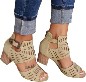 Dress Sandals for Women, Sandals Women Rhinestones Comfy Ankle Sandal Bling Hollow Out Shoes Casual Sandals