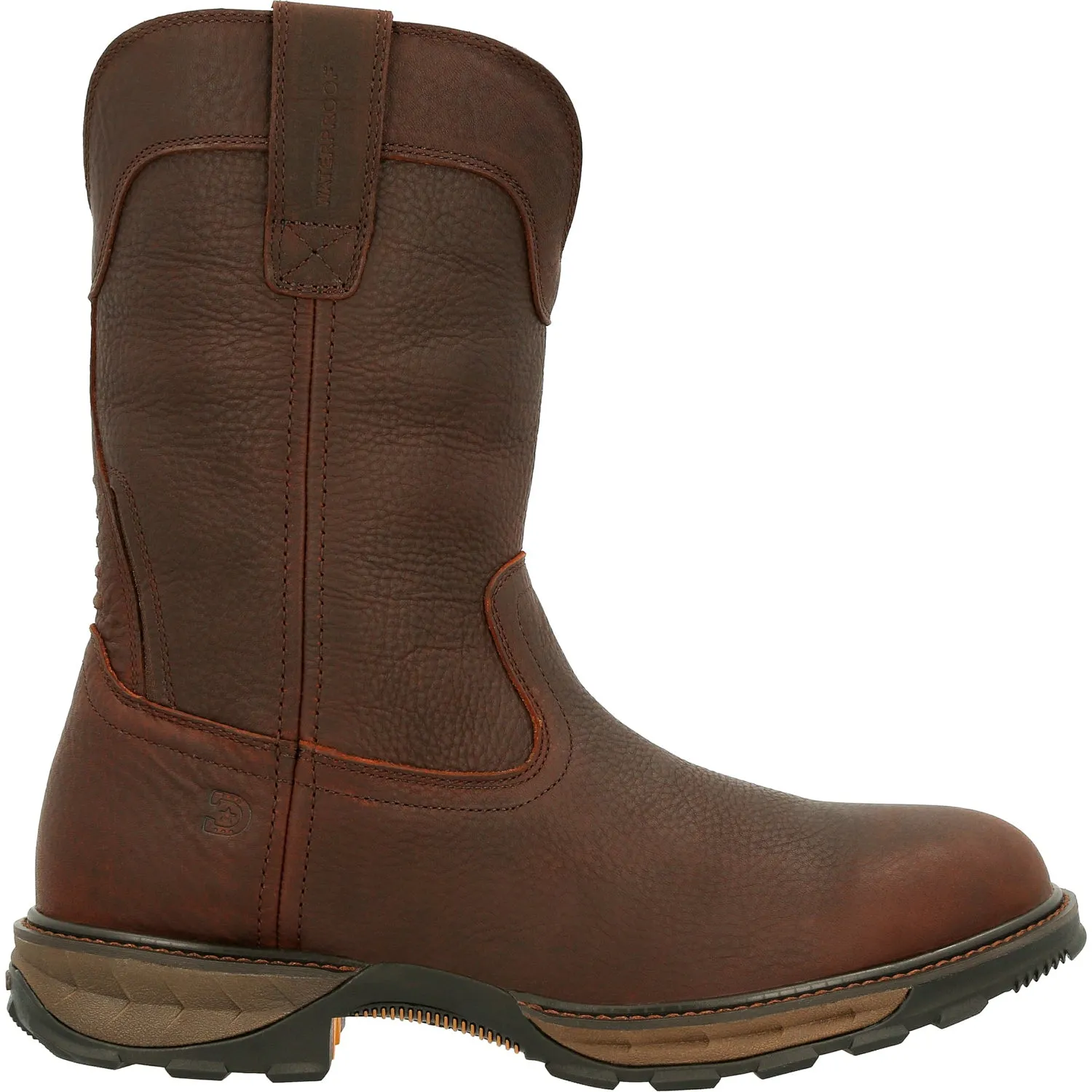 Durango Mens Maverick XP WP Soggy Brown Leather Work Boots