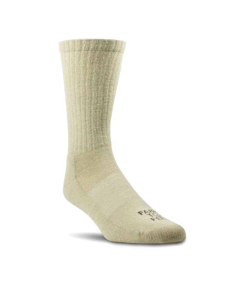 Farm to Feet Mount Airy Light Cushion Crew Everyday Socks