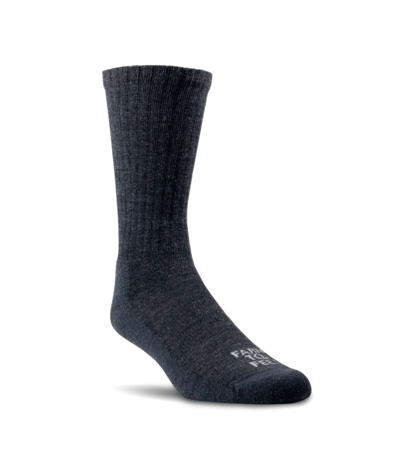 Farm to Feet Mount Airy Light Cushion Crew Everyday Socks