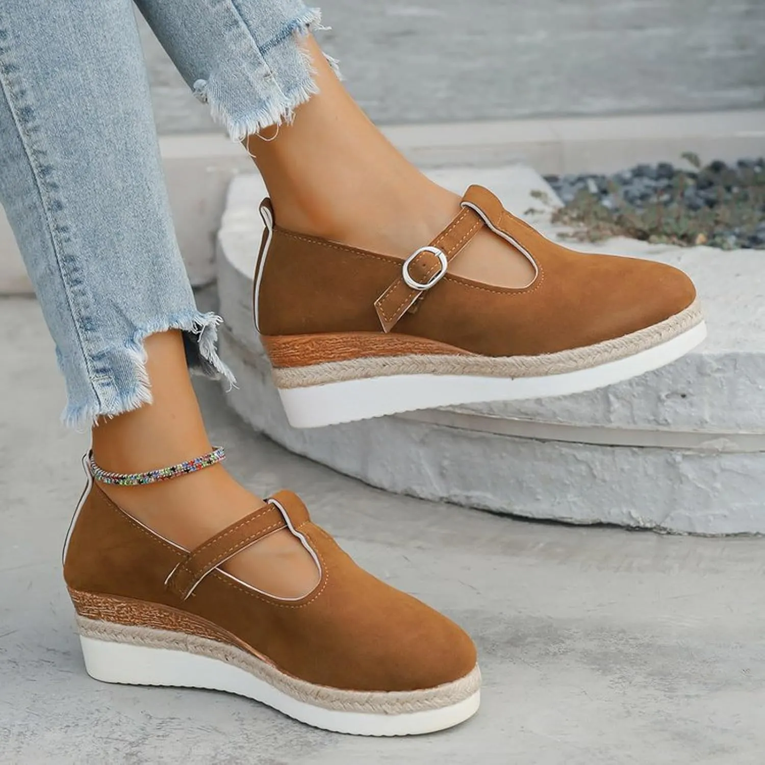 Fashionable Casual Women's Toe Toe High Heeled Solid Color Printed Comfortable Casual Sandals Mens Strip Shoes