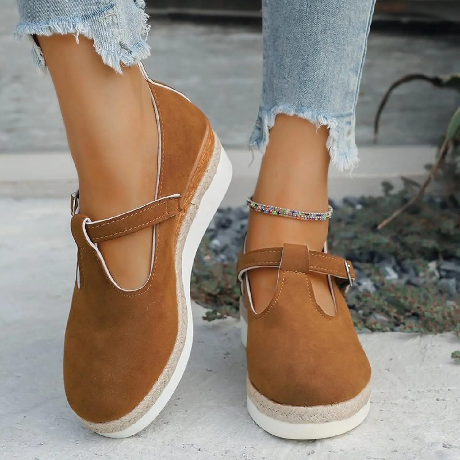 Fashionable Casual Women's Toe Toe High Heeled Solid Color Printed Comfortable Casual Sandals Mens Strip Shoes