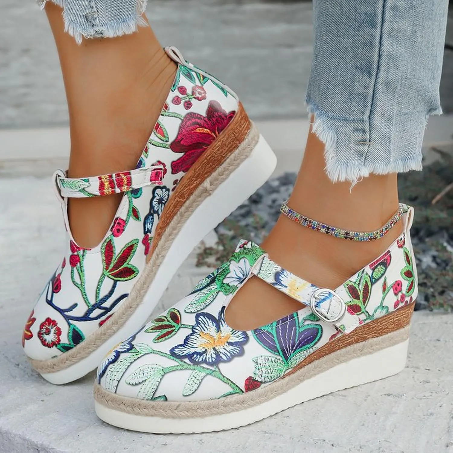 Fashionable Casual Women's Toe Toe High Heeled Solid Color Printed Comfortable Casual Sandals Mens Summer High Heel