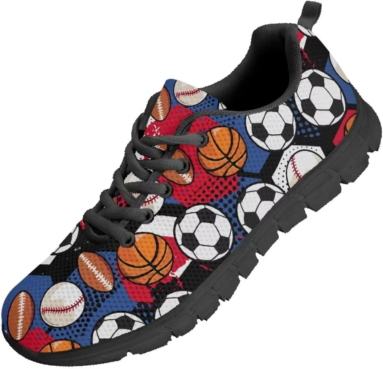 Gym Sports Athletic Trail Sneakers Comfort Go Easy Walking Lace-up Footwear