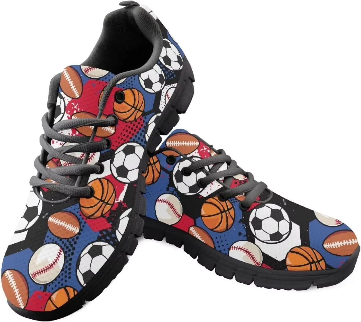 Gym Sports Athletic Trail Sneakers Comfort Go Easy Walking Lace-up Footwear