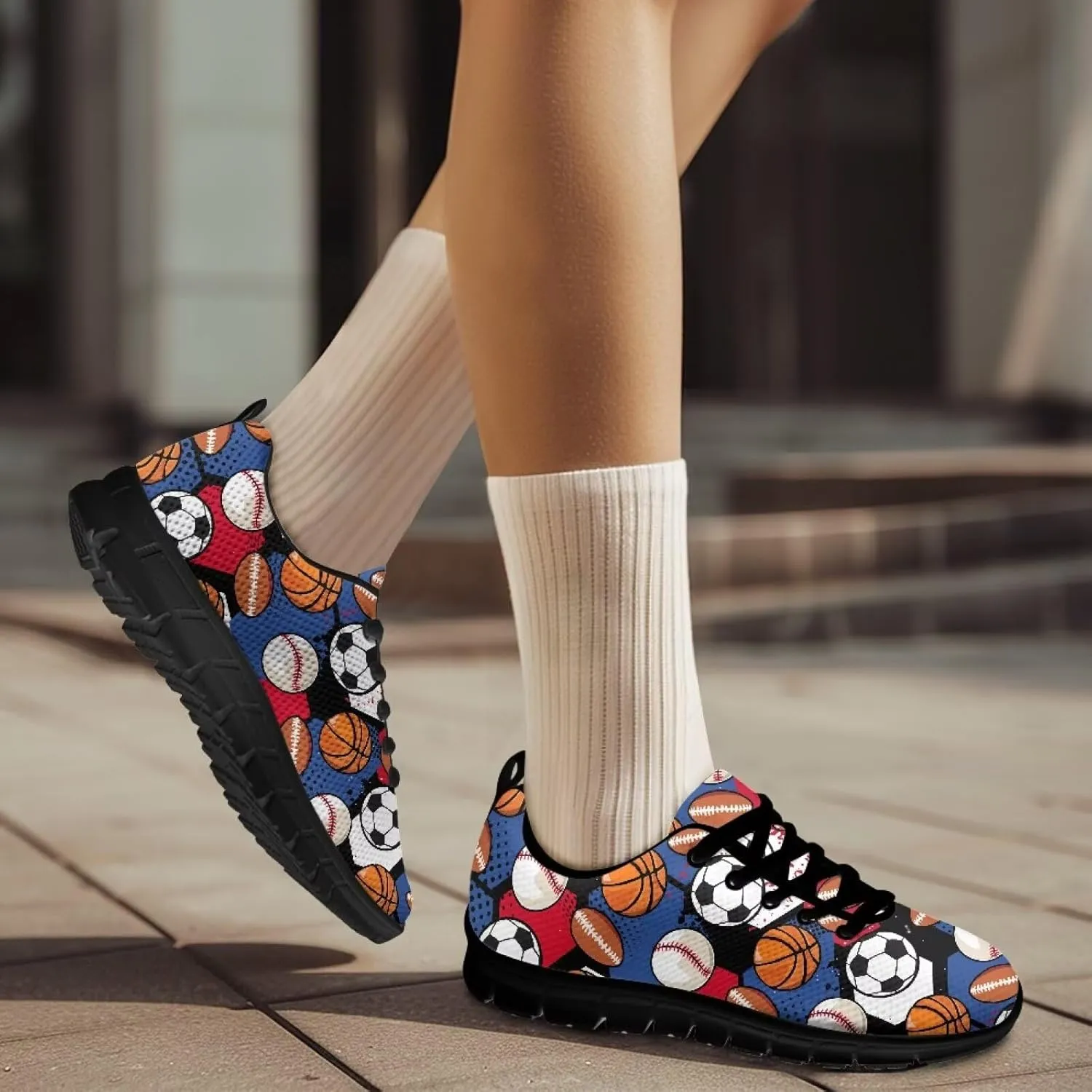 Gym Sports Athletic Trail Sneakers Comfort Go Easy Walking Lace-up Footwear