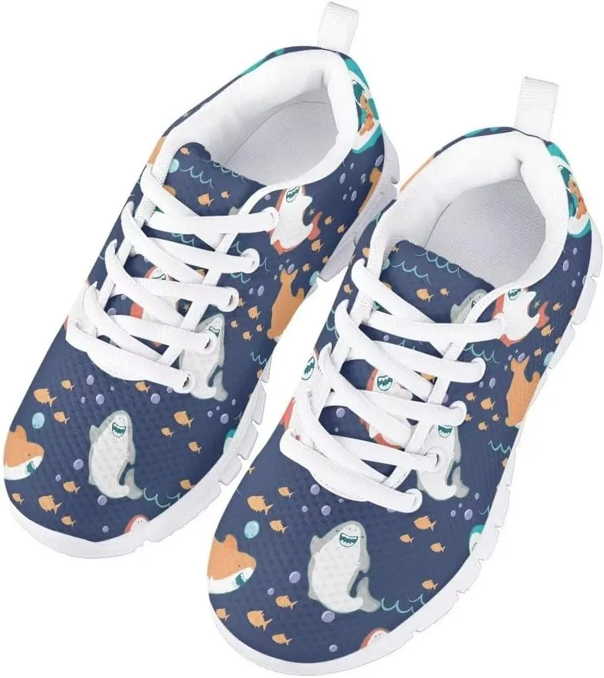 Hawapod Kids Running Shoes Boys Girls Lightweight Breathable Easy Walk Tennis Sneakers