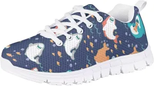 Hawapod Kids Running Shoes Boys Girls Lightweight Breathable Easy Walk Tennis Sneakers