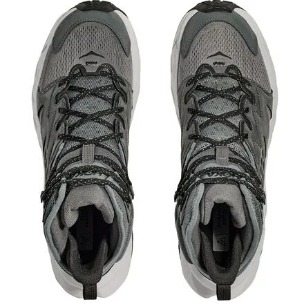 HOKA Men's Anacapa Breeze Mid Hiking Shoe, Castlerock/Harbor Mist