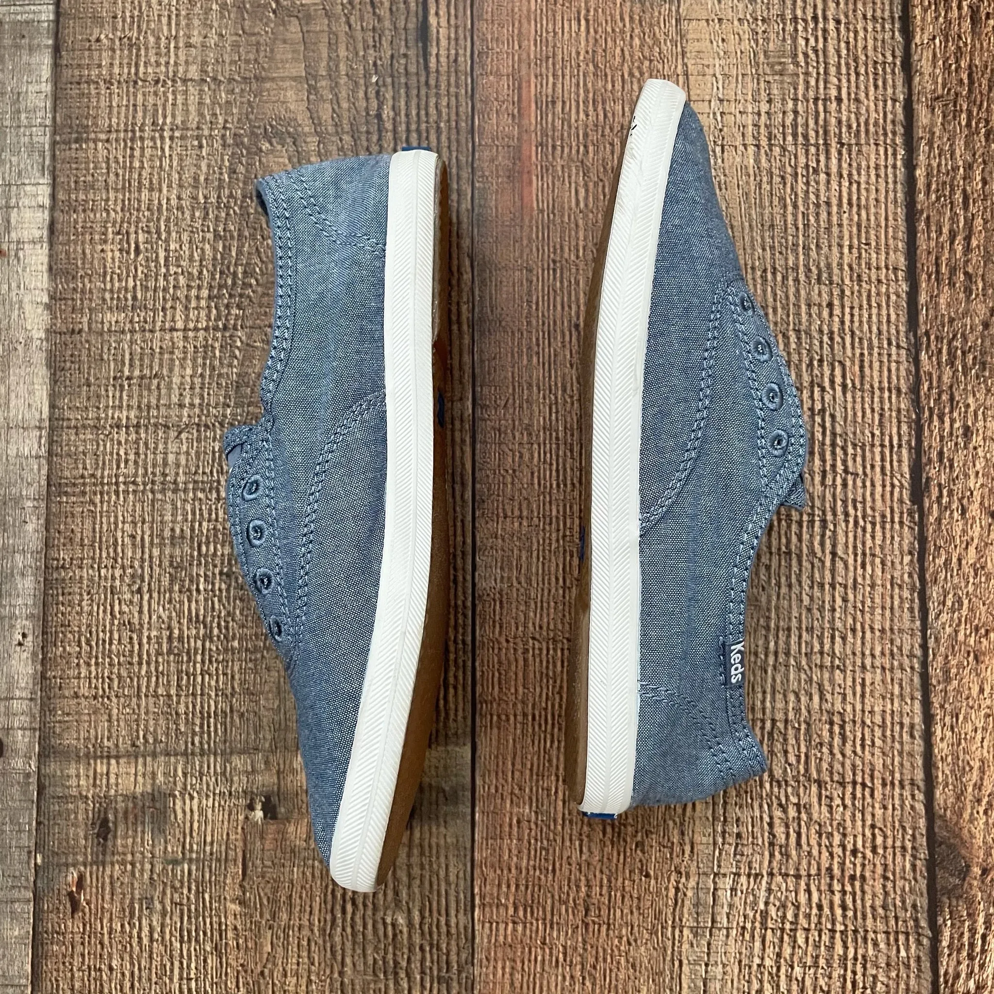 Keds Blue Slip On Sneakers - Size 6