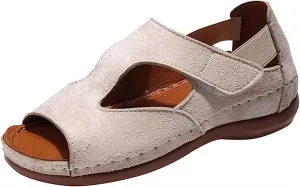 Ladmiple Sandals Women Fashion Flat Orthotic Flip Flops Comfortable Walking Arch Support Dressy Summer Cute Orthopedic Slides