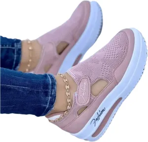 Ladmiple Shoes For Women Sneakers Trendy Low Top Lace Up Fashion Dressy Casual Summer Slip On Platform Walking Shoes